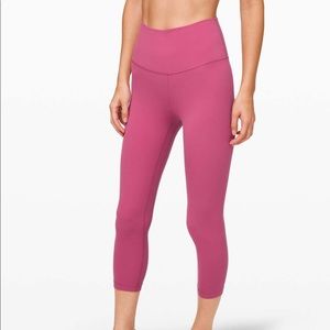 Lululemon Align Crop Moss Rose RARE